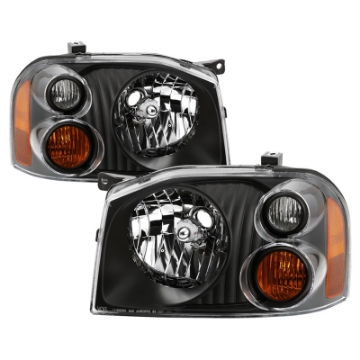 Picture of xTune 01-04 Nissan Frontier OEM Headlights - Black HD-JH-NF01-AM-BK