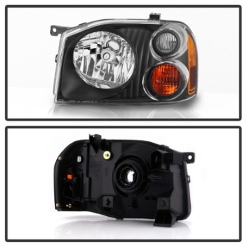 Picture of xTune 01-04 Nissan Frontier OEM Headlights - Black HD-JH-NF01-AM-BK