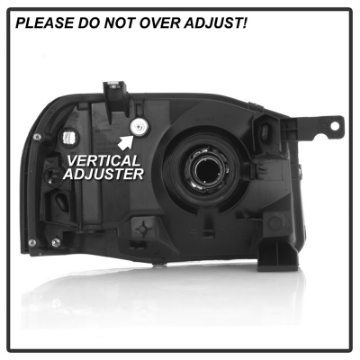 Picture of xTune 01-04 Nissan Frontier OEM Headlights - Black HD-JH-NF01-AM-BK