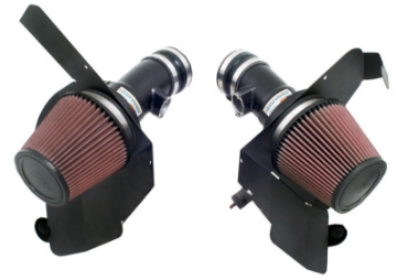 Picture of K&N 06-07 BMW M5 5-0L Flat Black Typhoon Short Ram Intake
