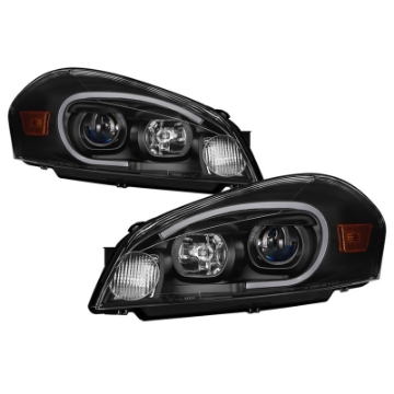 Picture of xTune 06-13 Chevrolet Impala LED Light Bar Headlights - Black PRO-JH-CIM06-LB-BK