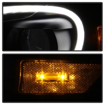 Picture of xTune 06-13 Chevrolet Impala LED Light Bar Headlights - Black PRO-JH-CIM06-LB-BK