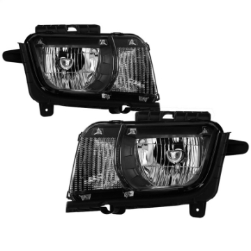 Picture of xTune 10-13 Chevrolet Camaro OEM Style Halogen Headlights - Black HD-JH-CCAM10-OE-BK