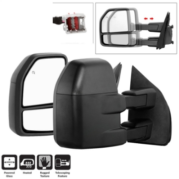 Picture of xTune 15-17 Ford F-150 Heated Telescoping Mirrors Pair MIR-FF15015-G4-PWH-SET