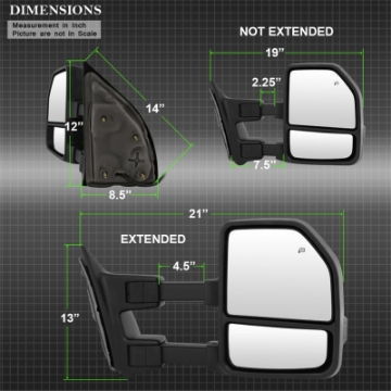 Picture of xTune 08-15 Ford F-250 SD Heated Adj LED Signal Power Mirror - Smoke MIR-FDSD08S-G4-PW-SM-SET