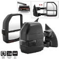 Picture of xTune 99-07 Ford Super Duty LED Telescoping Manual Mirrors - Smk Pair MIR-FDSD99S-G4-MA-RSM-SET