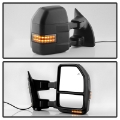 Picture of xTune 99-07 Ford SuperDuty Heated LED Telescoping Pwr Mirrors-Smk Pair MIR-FDSD99S-G4-PW-RSM-SET