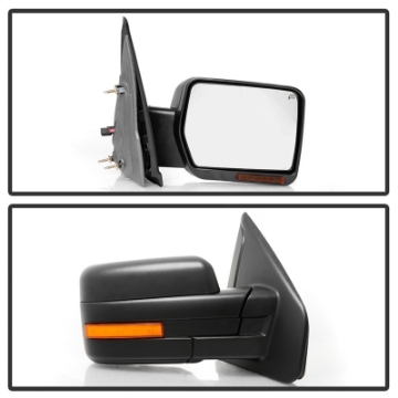 Picture of xTune 04-06 Ford F-150 Heated Amber Seq LED Signal OEM Pwr Mirrors Pair MIR-03FF04-G2-PW-RAM-SET