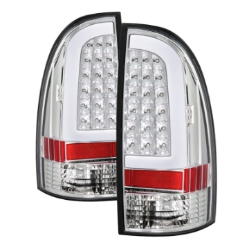 Picture of xTune 05-15 Toyota Tacoma Excl Models w-LED Light Bar LED Tail Lights -Chrm ALT-ON-TT05-LBLED-C