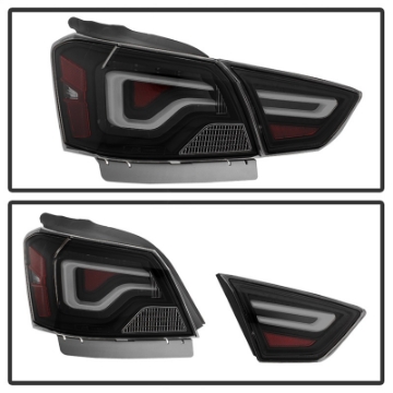 Picture of xTune 14-18 Chevy Impala Excl 14-16 Limited LED Tail Lights - Black Smoke ALT-JH-CIM14-LBLED-BSM