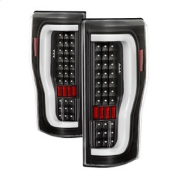 Picture of xTune 17-18 Ford F-250 Super Duty Excl LED Models LED Tail Lights - Black ALT-ON-FS17-LBLED-BK
