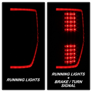 Picture of xTune 09-14 Ford F-150 Light Bar LED Tail Lights - Black Smoke ALT-JH-FF15009-LBLED-BSM