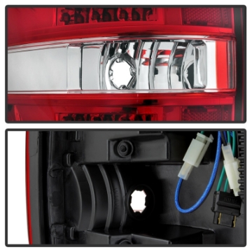 Picture of xTune 09-14 Ford F-150 Light Bar LED Tail Lights - Red Clear ALT-JH-FF15009-LBLED-RC