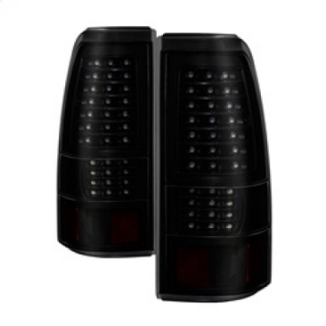 Picture of xTune 03-06 Chevrolet Silverado 1500 LED Tail Lights - Black Smoke ALT-JH-CSIL03-LED-BSM