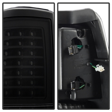 Picture of xTune 03-06 Chevrolet Silverado 1500 LED Tail Lights - Black ALT-JH-CSIL03-LED-BK