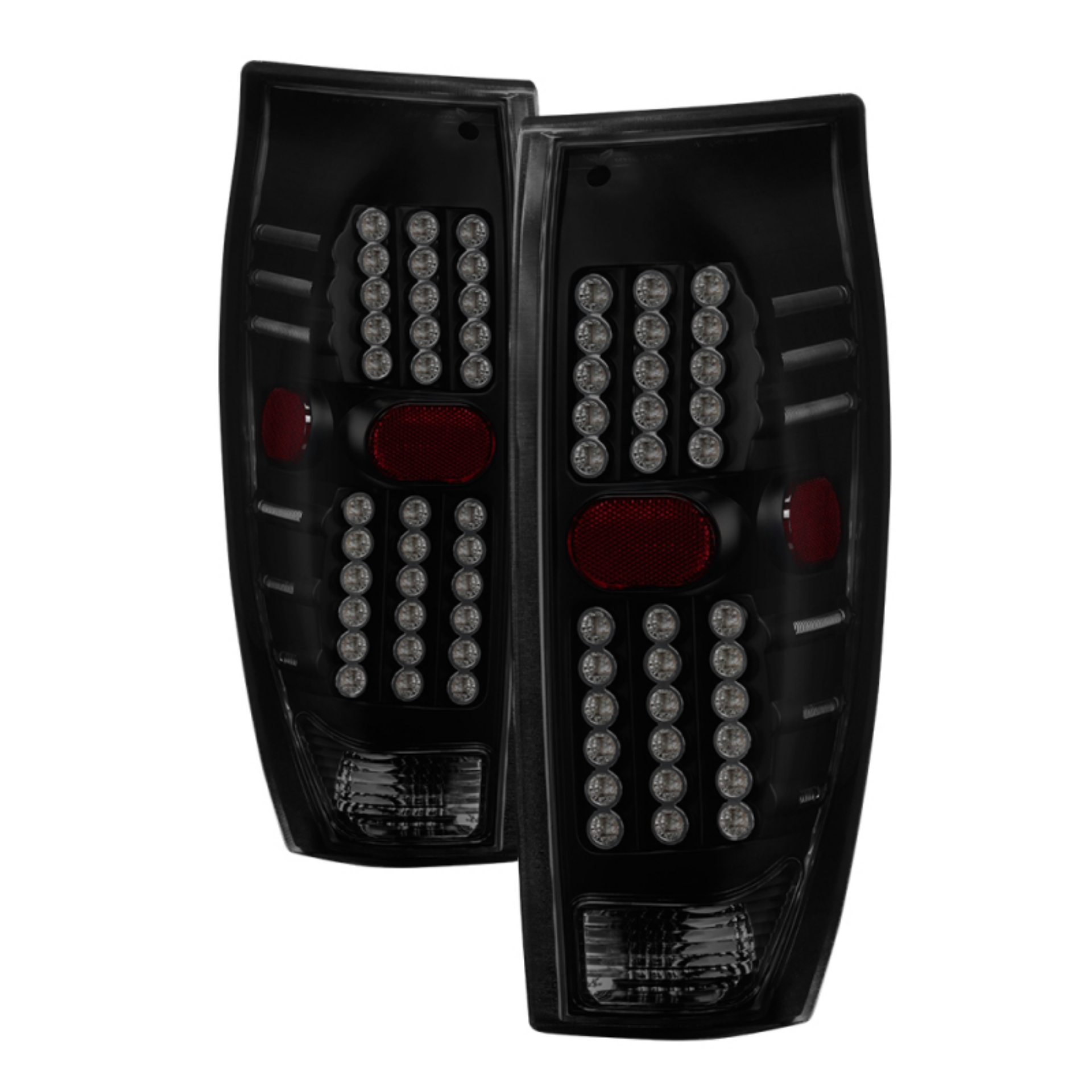 Picture of xTune 02-06 Chevrolet Avalanche LED Tail Lights - Black Smoke ALT-JH-CAV02-LED-BSM