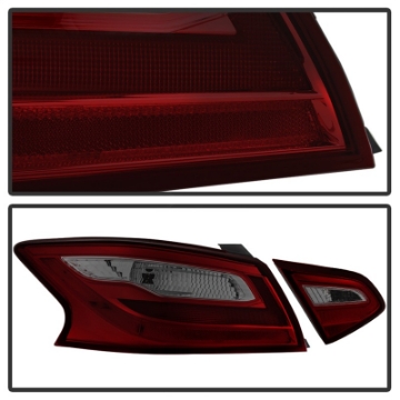 Picture of xTune 16-18 Nissan Altima 4DR OEM Tail Light - Red Smoke ALT-JH-NA16-4D-RSM