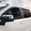 Picture of EGR 2019 Chevy 1500 Double Cab Tape-On Window Visors - Set of 4 Dark Smoke