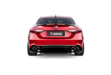 Picture of Akrapovic 17-19 Alfa Romeo Giulia Quadrifoglio Evolution Line Cat Back Titanium