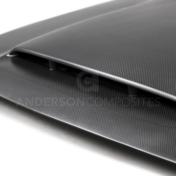 Picture of Anderson Composites 2018 Dodge Demon Type-OE Dry Carbon Fiber Hood