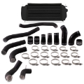 Picture of Mishimoto 2017+ Ford F150 3-5L EcoBoost Performance Intercooler Kit - Black Cooler Black Pipes