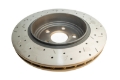 Picture of DBA 12-19 Jeep Grand Cherokee SRT8 Rear Drilled & Slotted 4000 XS Series Rotor
