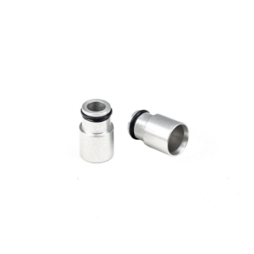 Picture of Injector Dynamics +12mm Clear Anodize Bottom Adapter 14mm Lower O-Ring