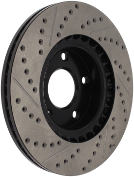 Picture of StopTech 1-02-05 Infiniti G35 alloy disc - 6-02-05 Nissan 350Z Slotted & Drilled Right Front Rotor