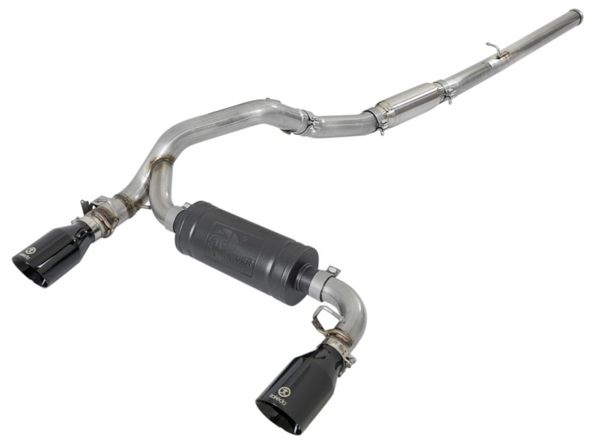 Picture of aFe Takeda 3in 304 SS Cat-Back Exhaust System w- Black Tips 16-18 Ford Focus RS I4-2-3L t