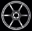 Picture of Advan RGIII 18x10-0 +35 5-114-3 Racing Hyper Black Wheel