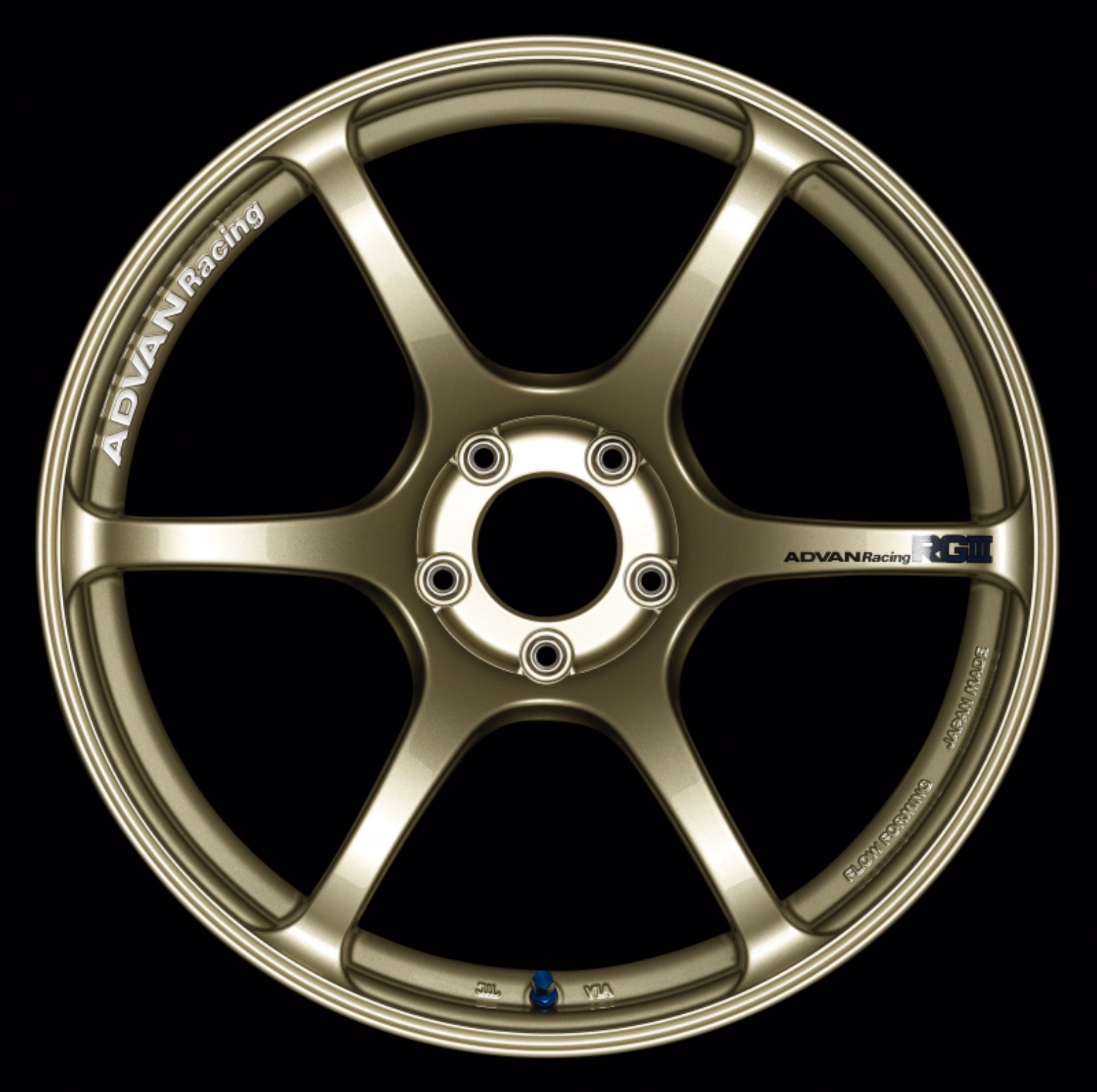 Picture of Advan RGIII 18x9-0 +25 5-114-3 Racing Gold Metallic Wheel