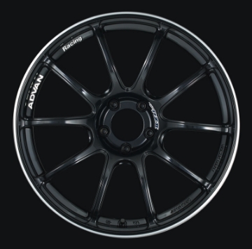 Picture of Advan RZII 18x10-0 +25 5x114-3 Racing Gloss Black Wheel