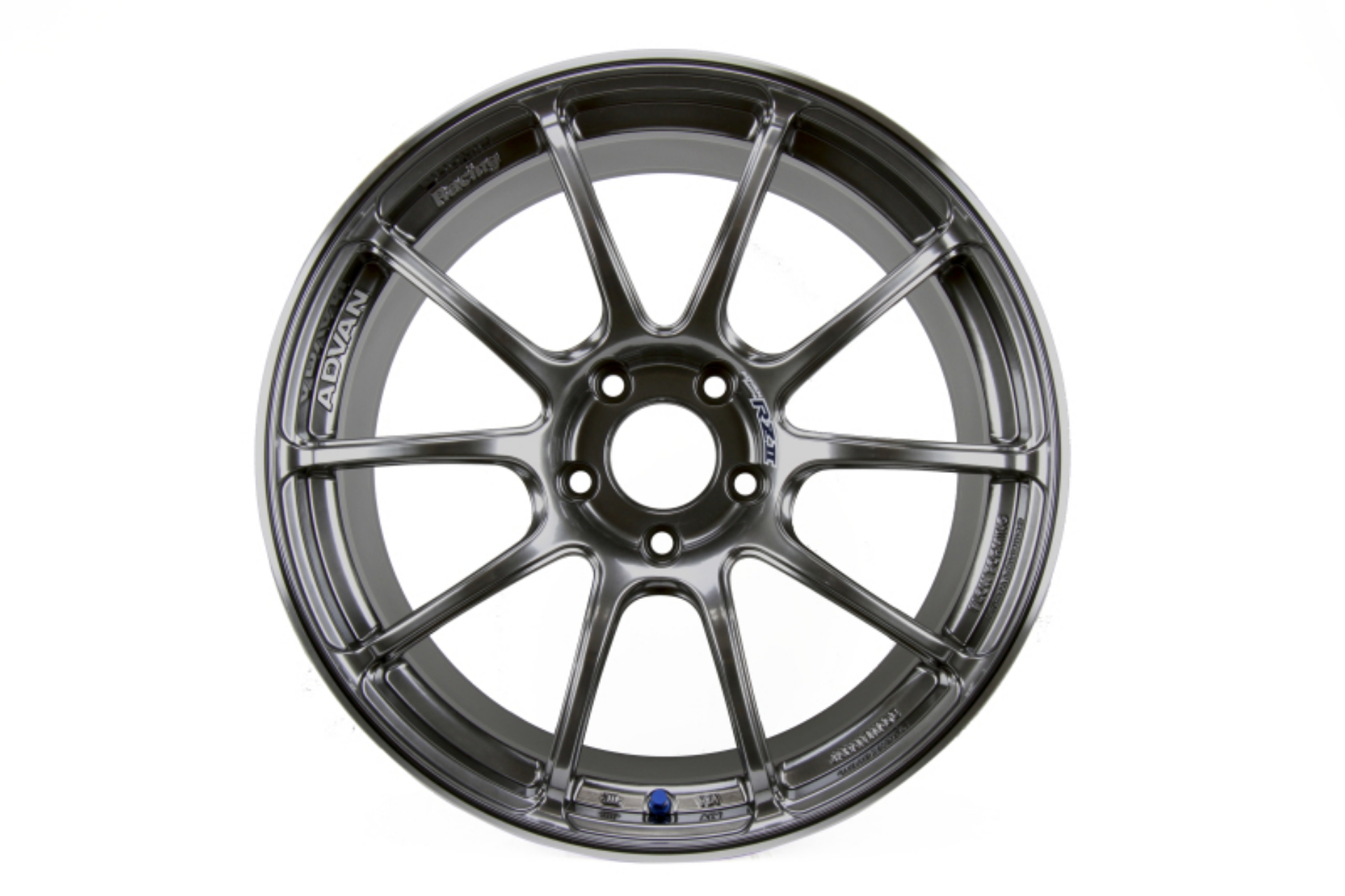 Picture of Advan RZII 19x8-0 +44 5x114-3 Racing Hyper Black Wheel