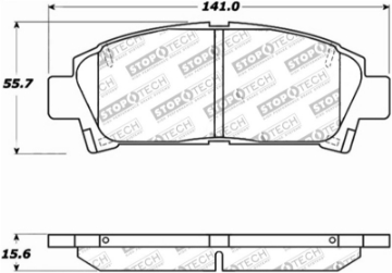 Picture of StopTech Performance 92-95 Toyota MR2 Turbo Front Brake Pads
