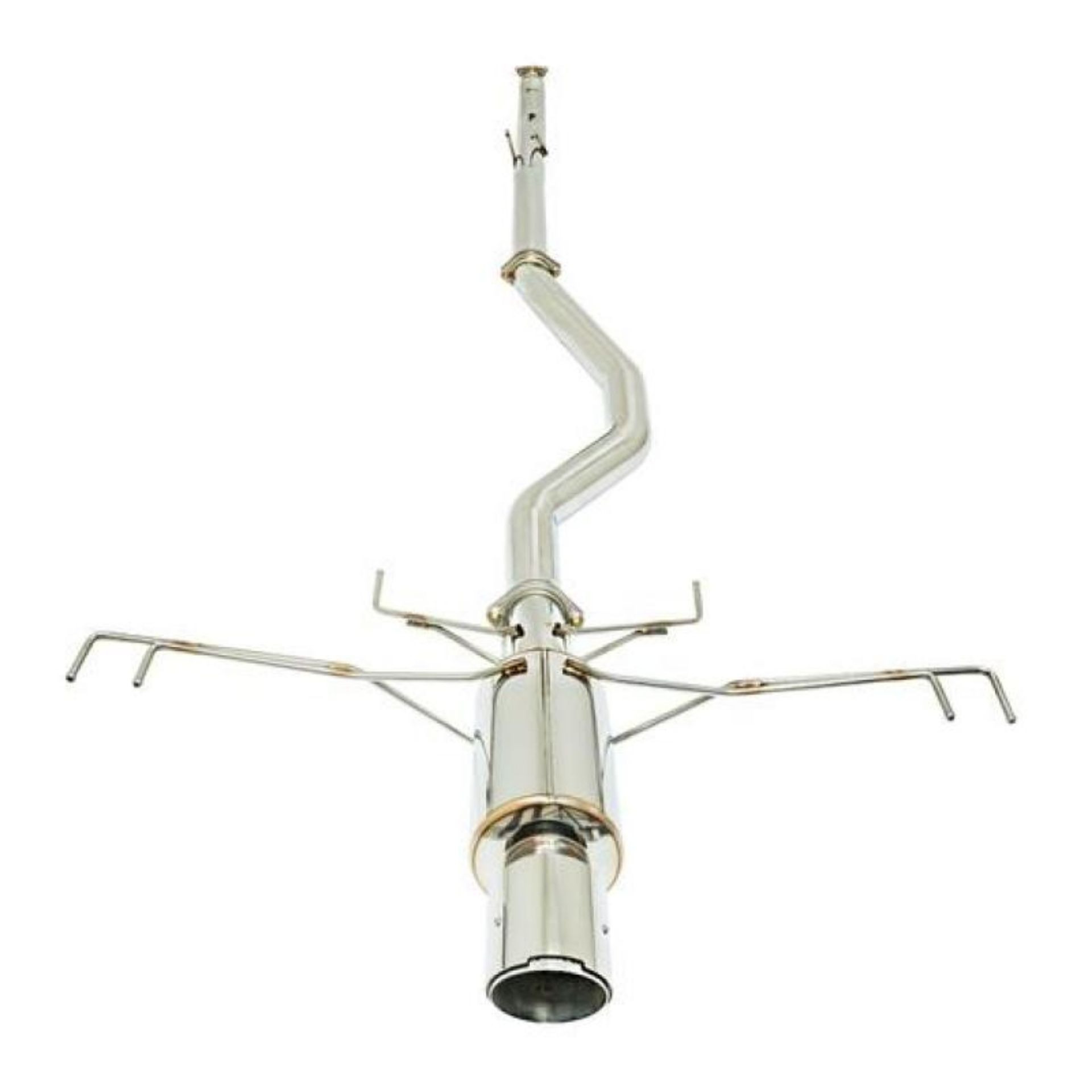 Picture of Remark 2017+ Honda Civic Type R Cat-Back Exhaust Spec I w-Single Stainless Steel Tip Cover