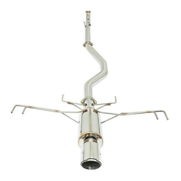 Picture of Remark 2017+ Honda Civic Type R Cat-Back Exhaust Spec I w-Single Stainless Steel Tip Cover