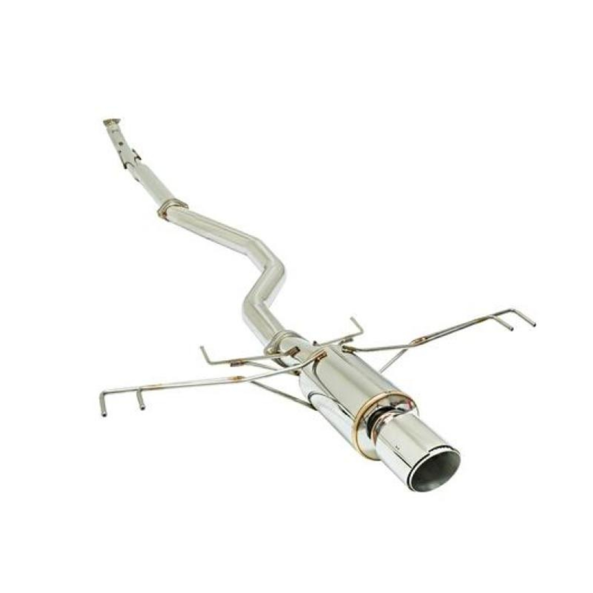 Picture of Remark 2017+ Honda Civic Type R Cat-Back Exhaust Spec I w-Single True Titanium Tip Cover