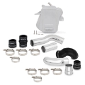 Picture of Mishimoto 11-16 Ford 6-7L Powerstroke Air-To-Water Intercooler Kit - Wrinkle Silver w-Polished Pipes
