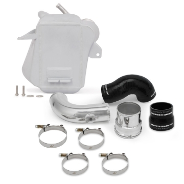 Picture of Mishimoto 2017+ Ford 6-7L Powerstroke Air-To-Water Intercooler - Micro-Wrinkle Silver