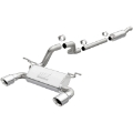 Picture of MagnaFlow 2018 Jeep Wrangler L4-2-0L 3in 409SS Cat-Back Exhaust System w-Dual Split Rear Exit