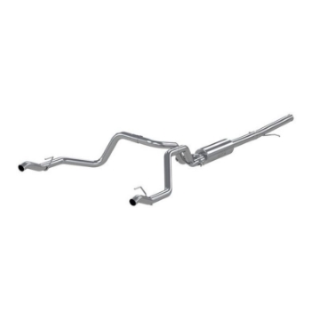 Picture of MBRP 2019 Chevrolet Silverado 1500 4-3L-5-3L 2-5in Cat Back Dual Rear Exit - Aluminized