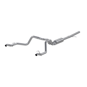 Picture of MBRP 2019 Chevrolet Silverado 1500 4-3L-5-3L 2-5in Cat Back Dual Rear Exit - Aluminized