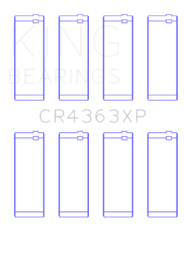 Picture of King Engine Bearings 00-06 Chevrolet 2-2L DOHC Ecotec Connecting Rod Bearings Set of 4