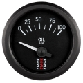 Picture of Autometer Stack Instruments 52mm 0-100 PSI 1-8in NPTF Electronic Oil Pressure Gauge - Black