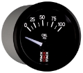 Picture of Autometer Stack Instruments 52mm 0-100 PSI 1-8in NPTF Electronic Oil Pressure Gauge - Black