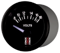 Picture of Autometer Stack Instruments 52mm 8-18V Electric Battery Voltage Gauge - Black