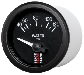 Picture of Autometer 52mm Stack Instruments 40-120 Degree C Electric Water Temperature Gauge - Black