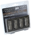 Picture of Project Kics 12 x 1-5 Glorious Black T1-06 Monolith Lug Nuts - 4 Pcs