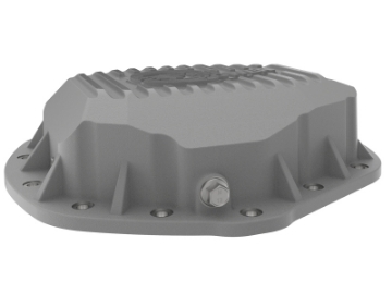 Picture of aFe Street Series Rear Differential Cover Raw w- Machined Fins 01-18 GM Diesel Trucks V8-6-6L td