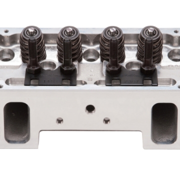 Picture of Edelbrock Cylinder Head Victor Jr SBC 23 Deg 220cc Complete for Hydraulic Roller Cam